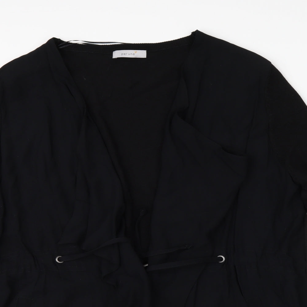 Marks and Spencer Womens Black   Cardigan Jumper Size 22