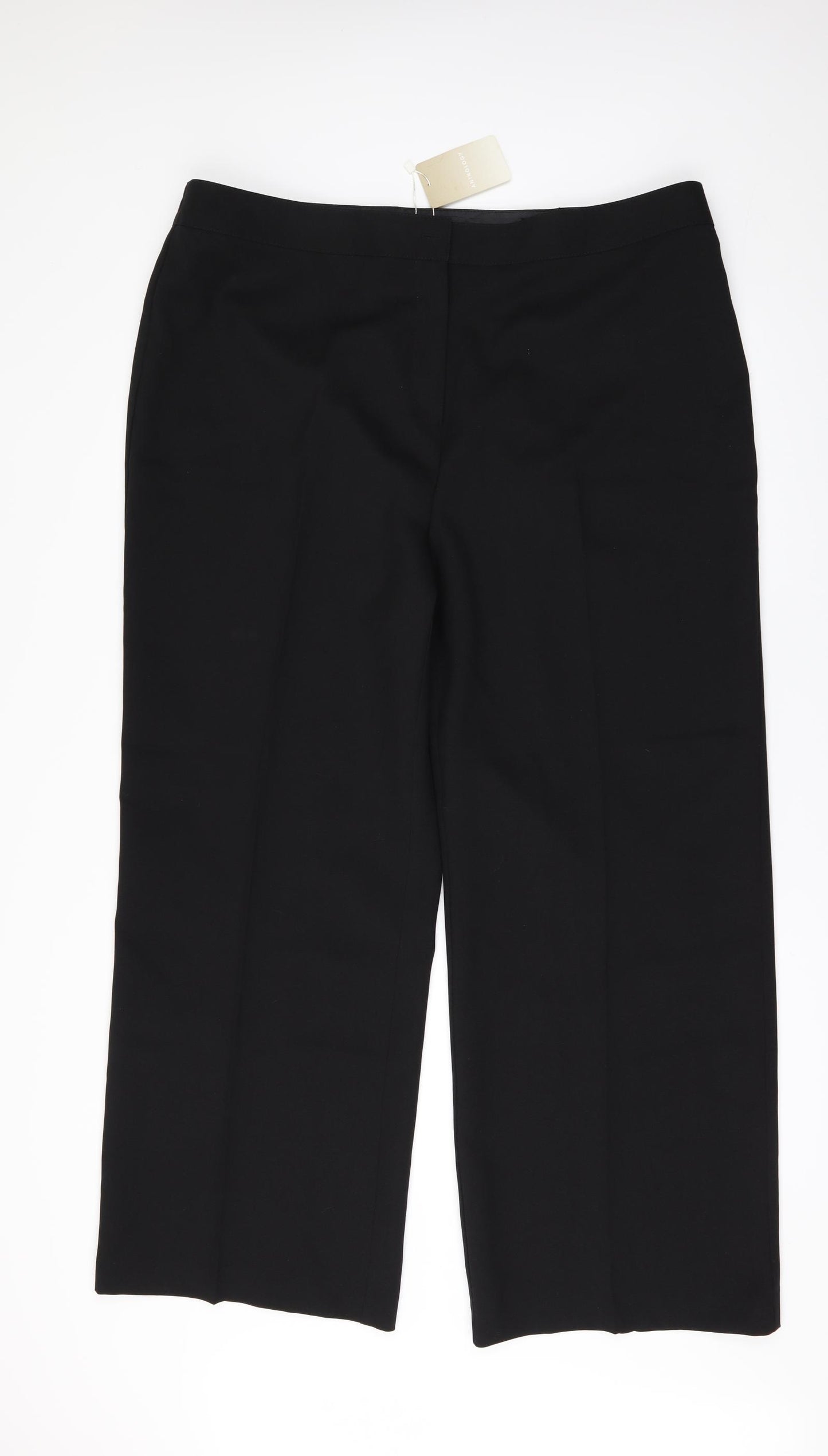 Anthology Womens Black   Trousers  Size 20 L30 in