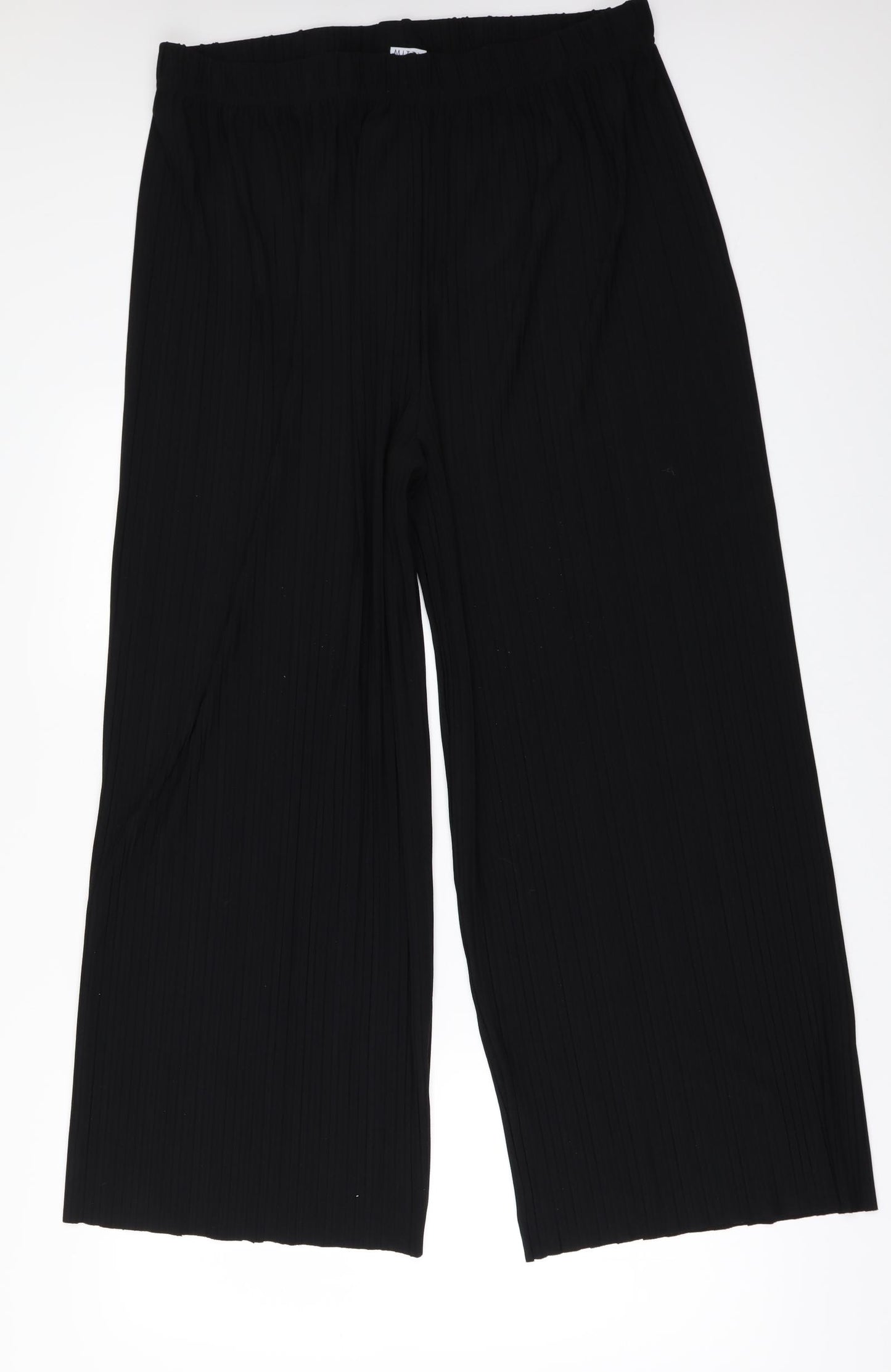 Mitzy Womens Black   Trousers  Size 16 L27 in - CULLOTTES