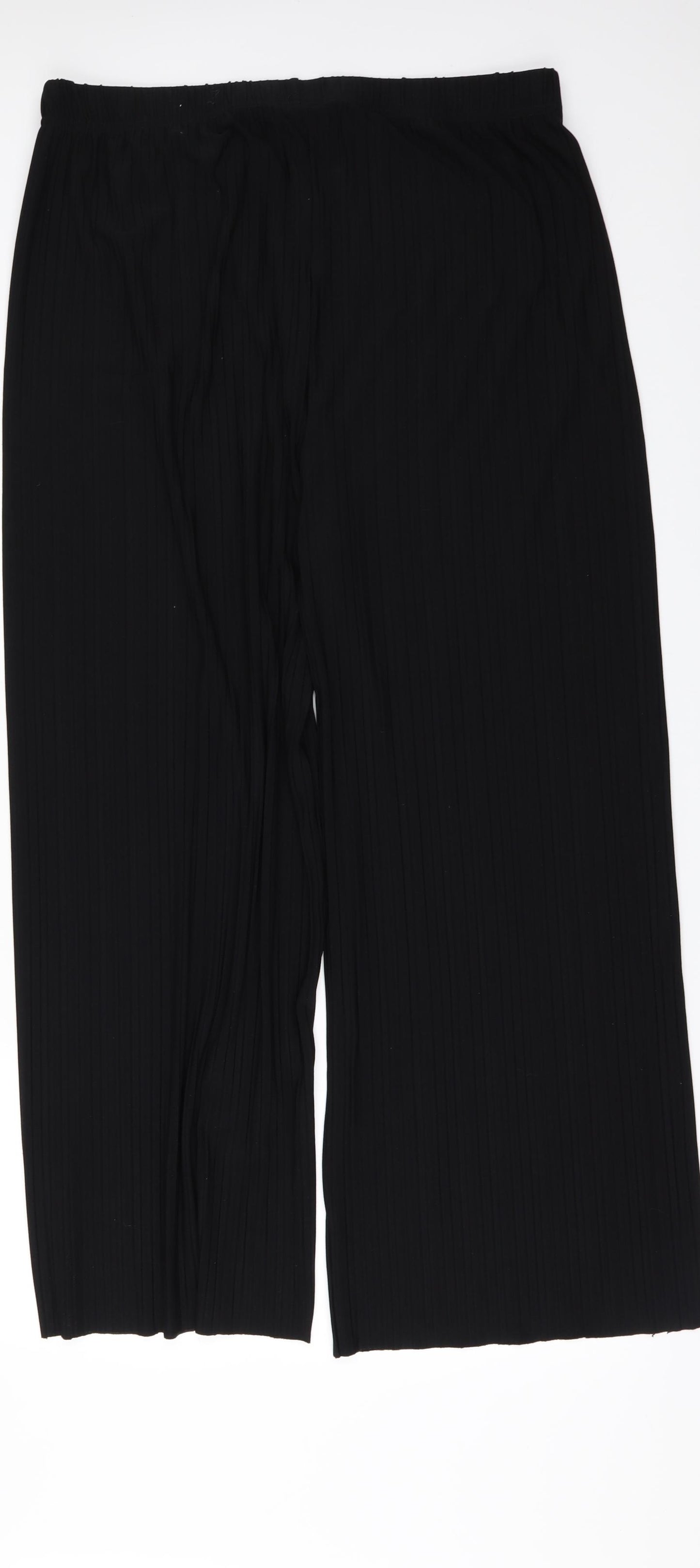 Mitzy Womens Black   Trousers  Size 16 L27 in - CULLOTTES