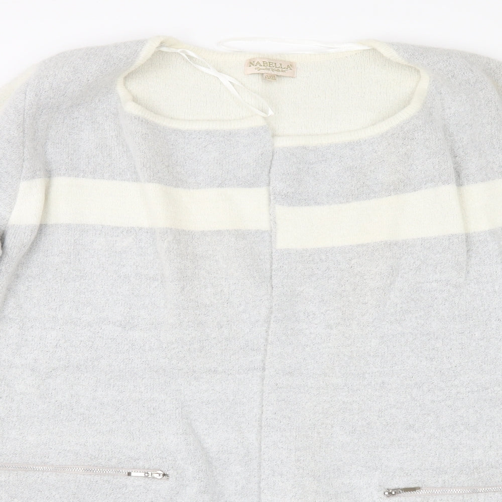Nabella Womens Beige   Cardigan Jumper Size XL
