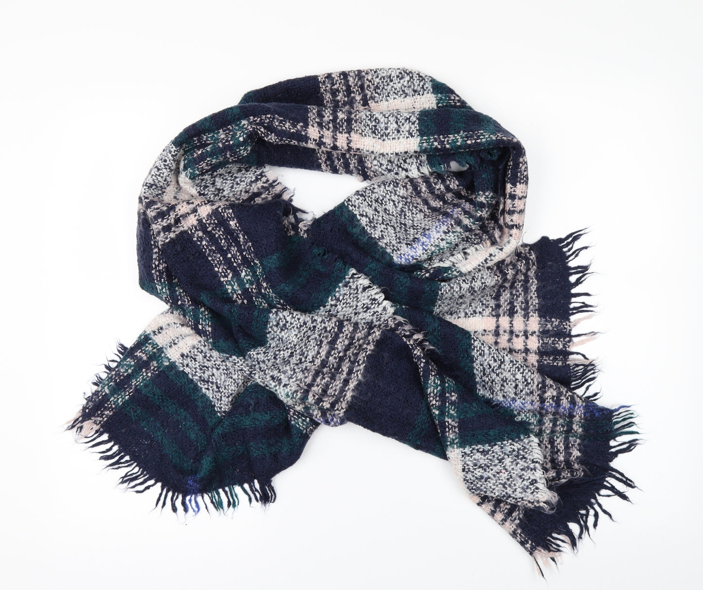 Preworn Womens Multicoloured Check   Scarf