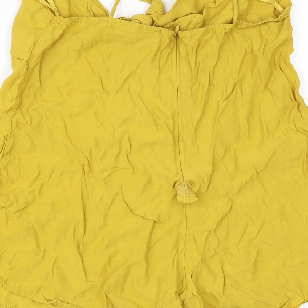 Motel Womens Yellow   Playsuit One-Piece Size S