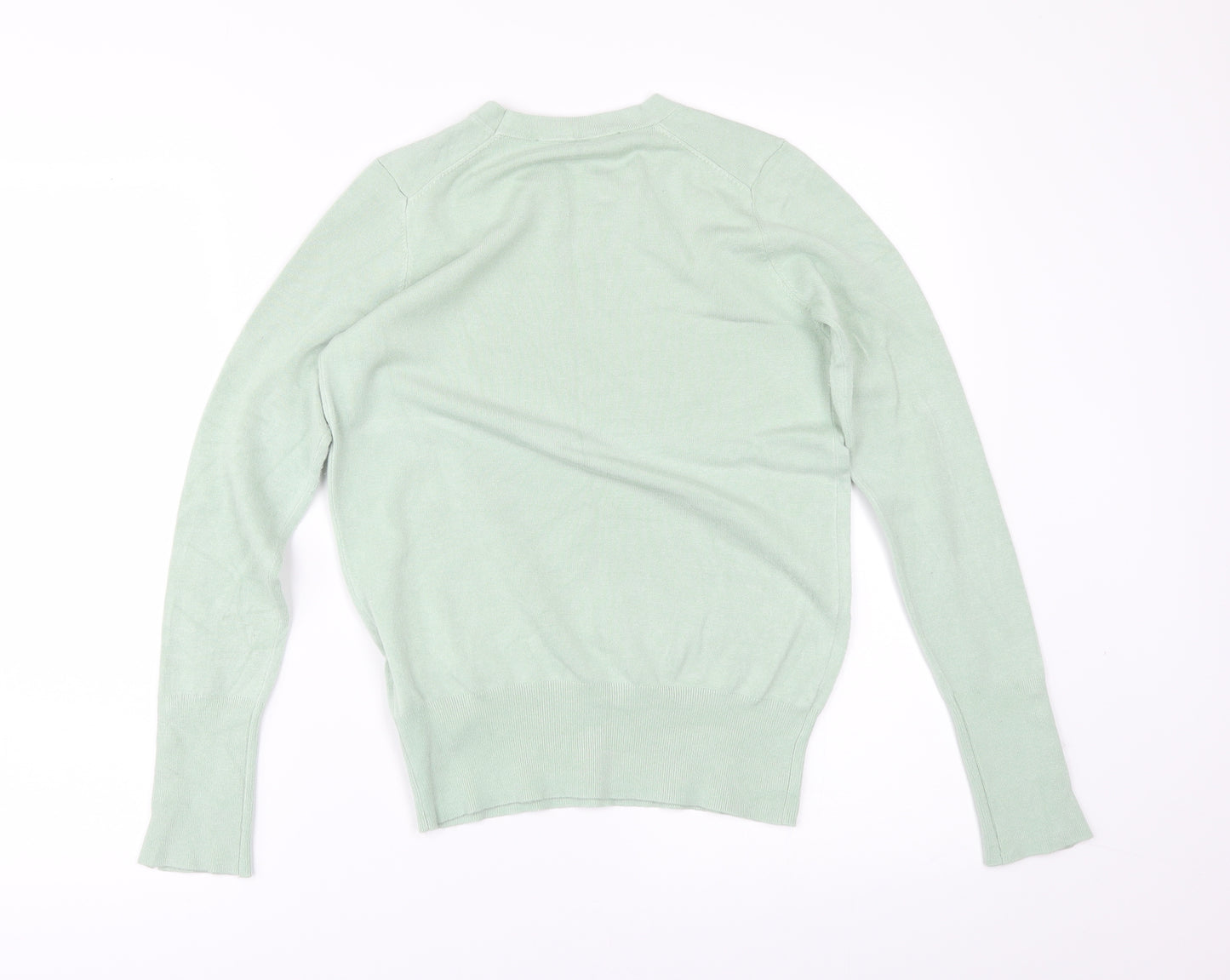 Zara Knit Womens Green   Pullover Jumper Size M
