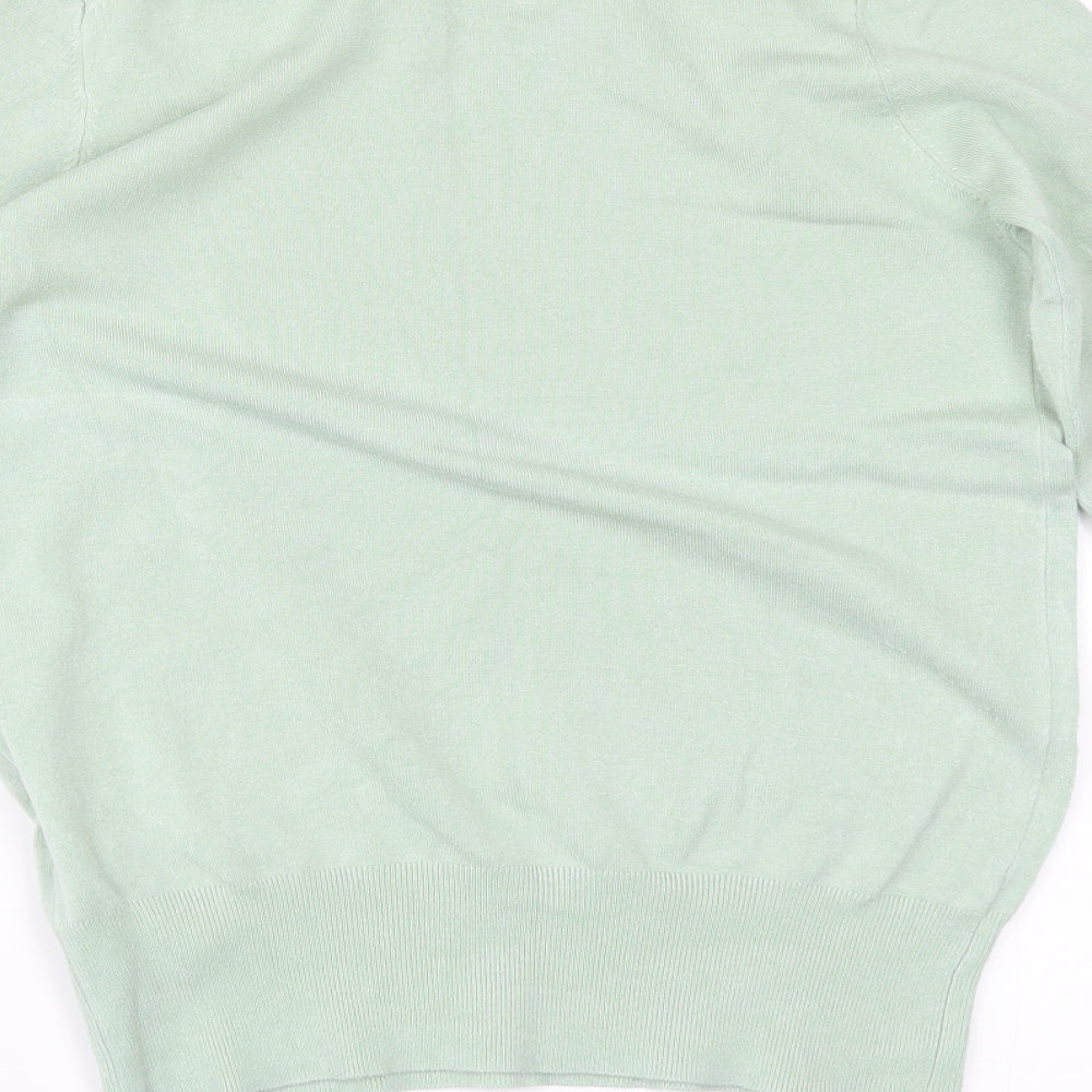 Zara Knit Womens Green   Pullover Jumper Size M