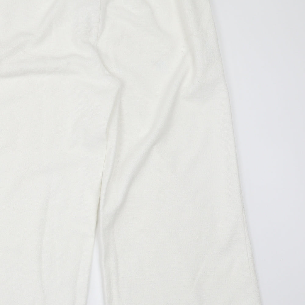 NEXT Womens White   Trousers  Size 8 L24 in