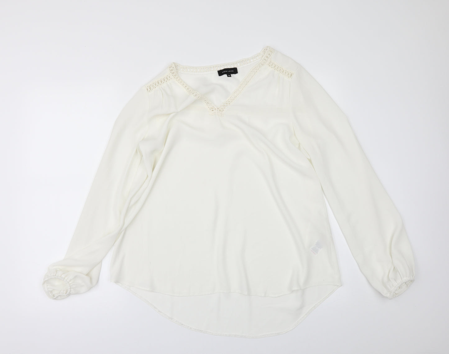New Look Womens Ivory   Basic Blouse Size 10
