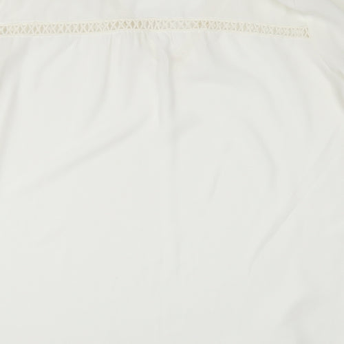 New Look Womens Ivory   Basic Blouse Size 10