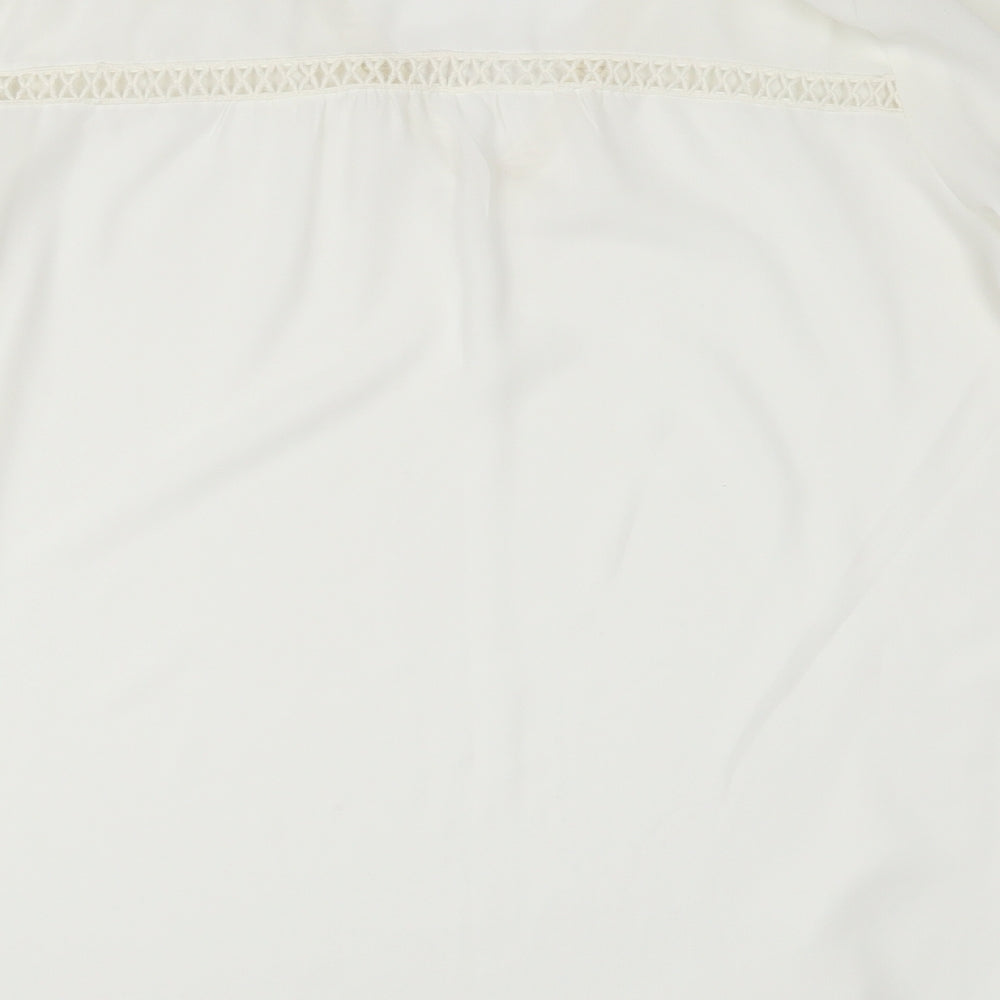 New Look Womens Ivory   Basic Blouse Size 10
