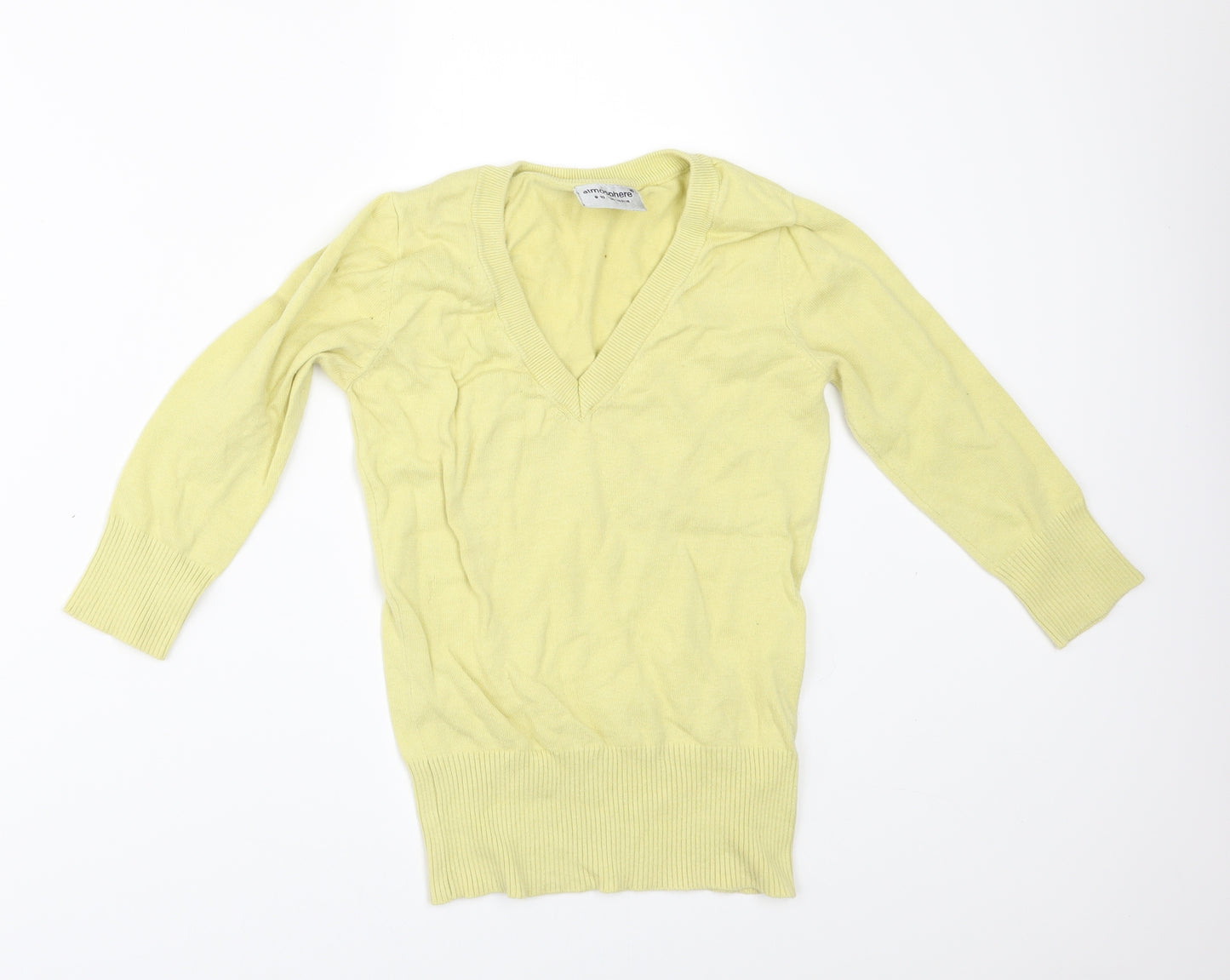 Primark Womens Yellow   Pullover Jumper Size 10