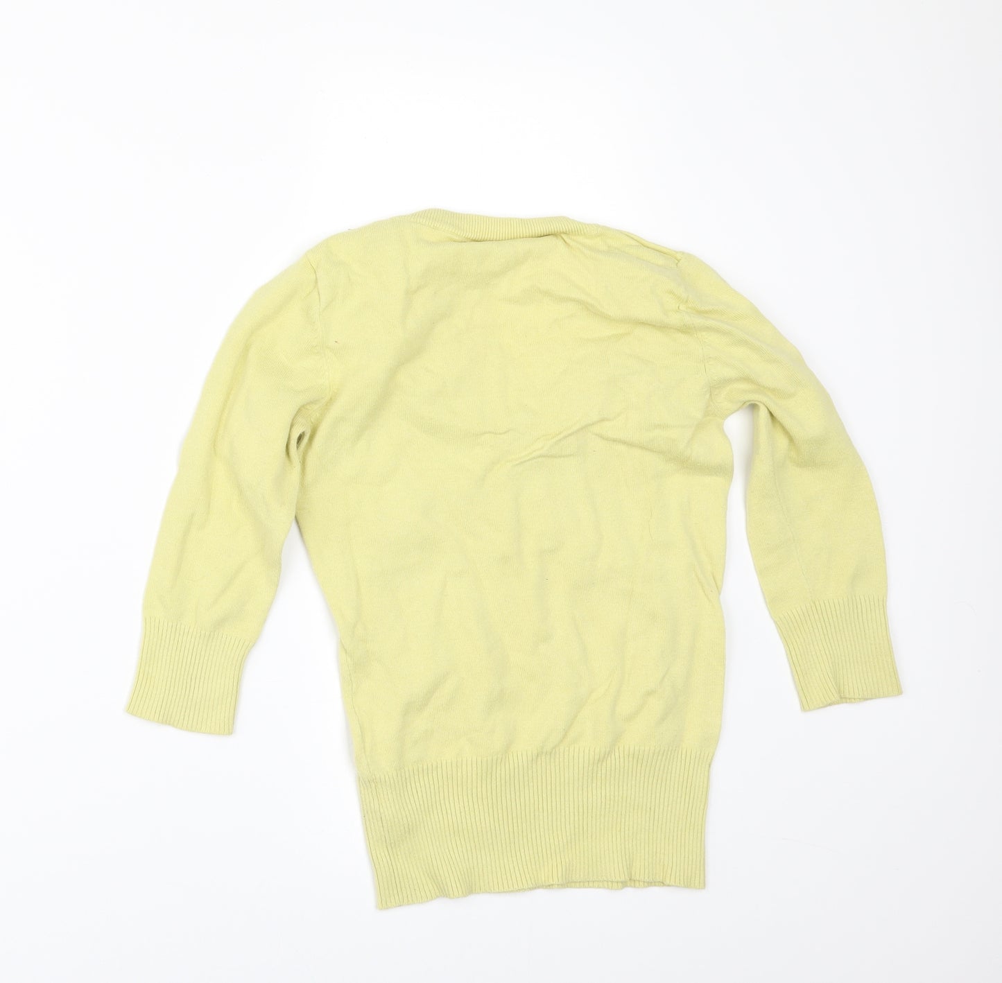 Primark Womens Yellow   Pullover Jumper Size 10