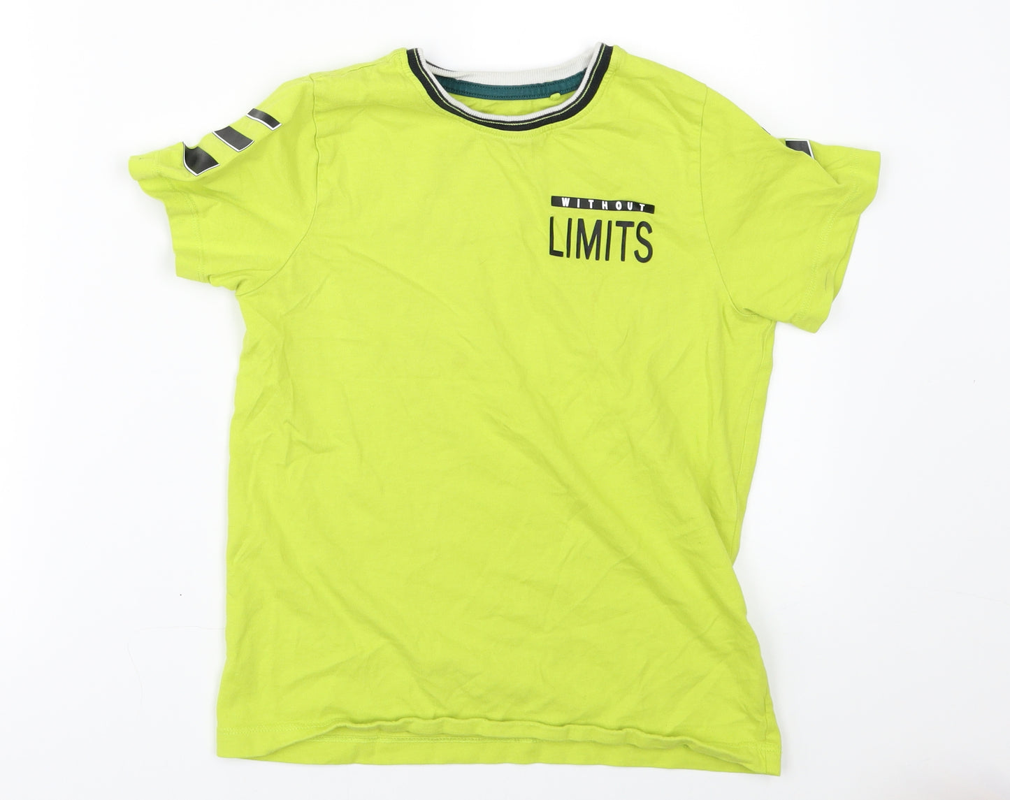 NEXT Boys Green   Basic T-Shirt Size 9 Years  - WITHOUT LIMITS