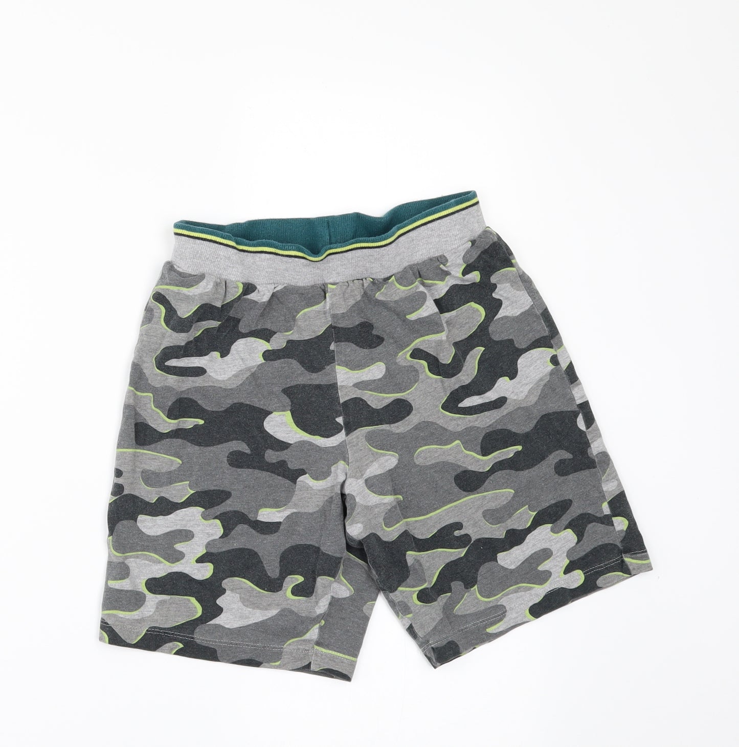 NEXT Boys Grey Camouflage  Sweat Shorts Size 9 Years