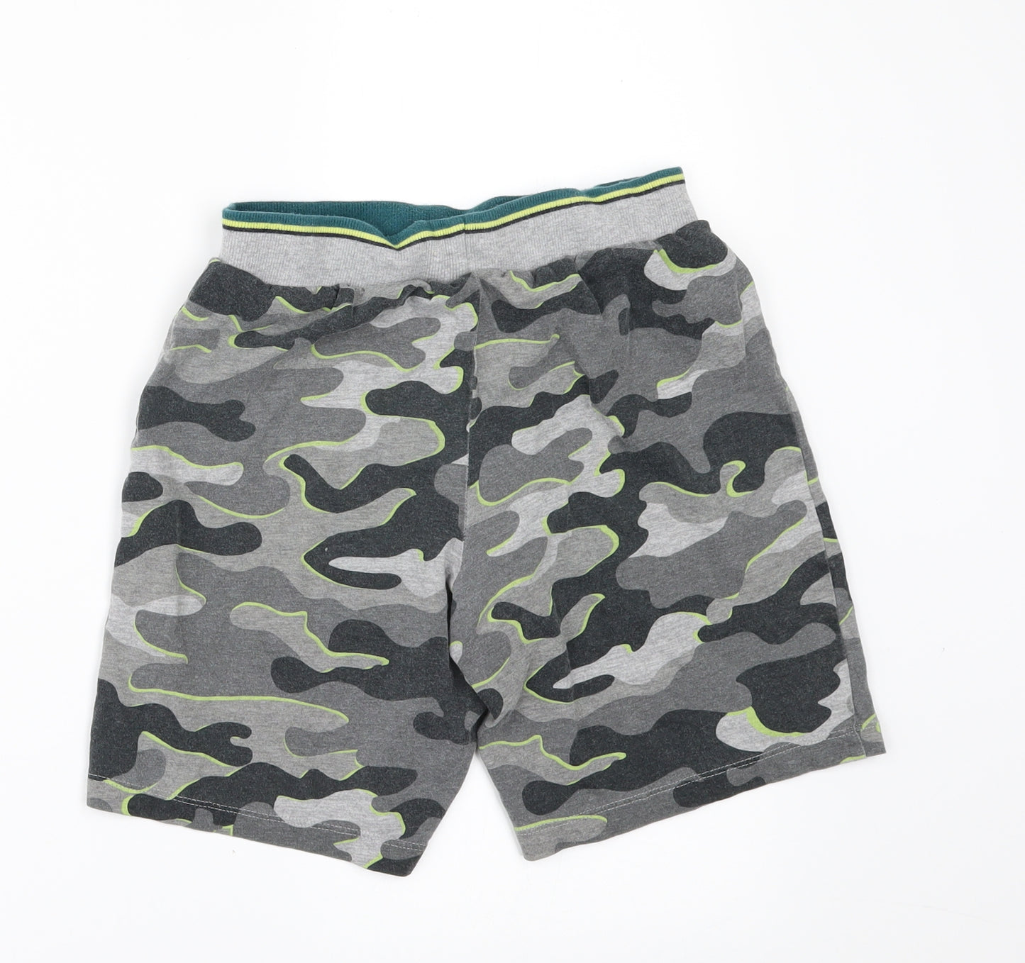 NEXT Boys Grey Camouflage  Sweat Shorts Size 9 Years