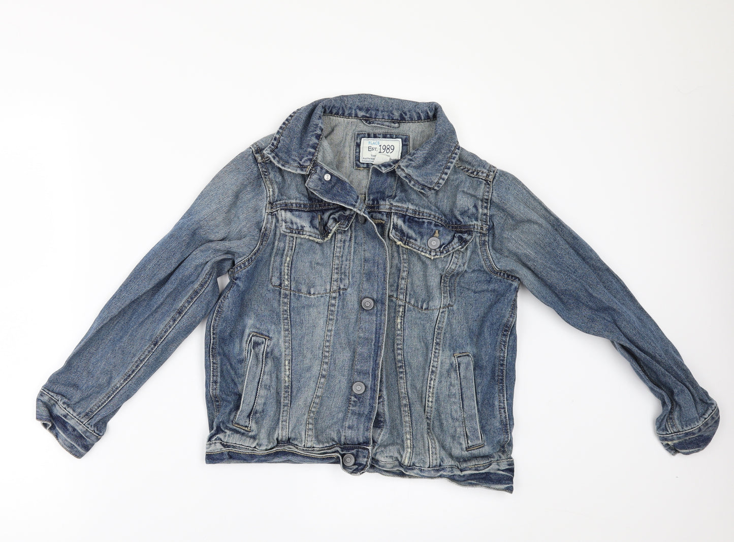 Place Womens Blue  Denim Jacket  Size 2