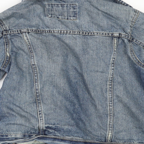Place Womens Blue  Denim Jacket  Size 2