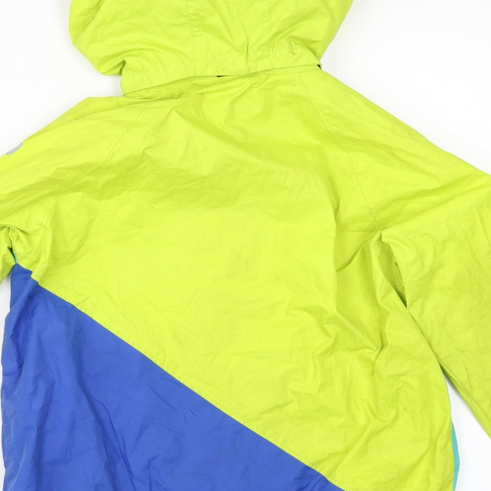 H&M Boys Yellow   Rain Coat Jacket Size 8 Years