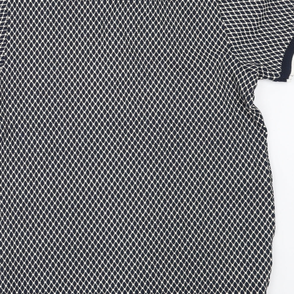 NEXT Boys Blue Geometric  Basic Polo Size 9 Years