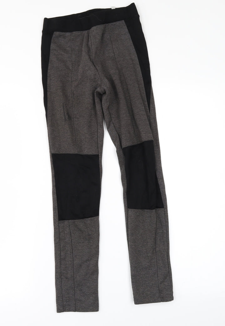 H&M Girls Brown Carrot Trousers Size 10-11 Years