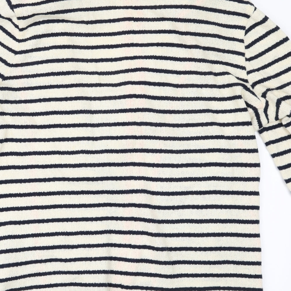 Springfield Womens Ivory Striped  Jacket  Size 10