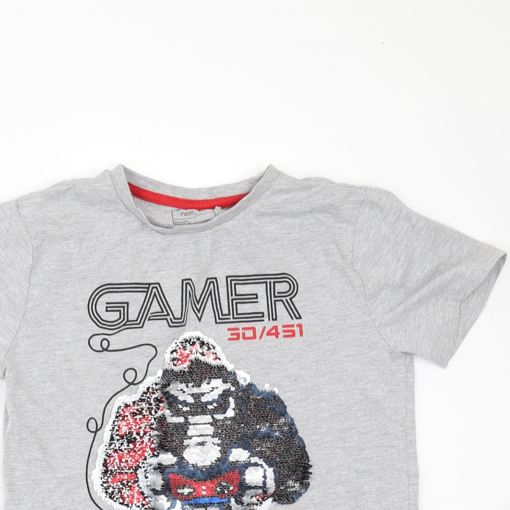 NEXT Boys Gold   Basic T-Shirt Size 9 Years