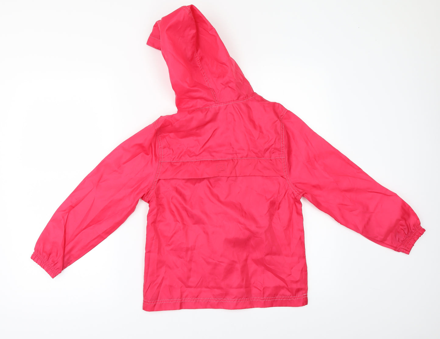 George Girls Pink   Rain Coat Jacket Size 7-8 Years