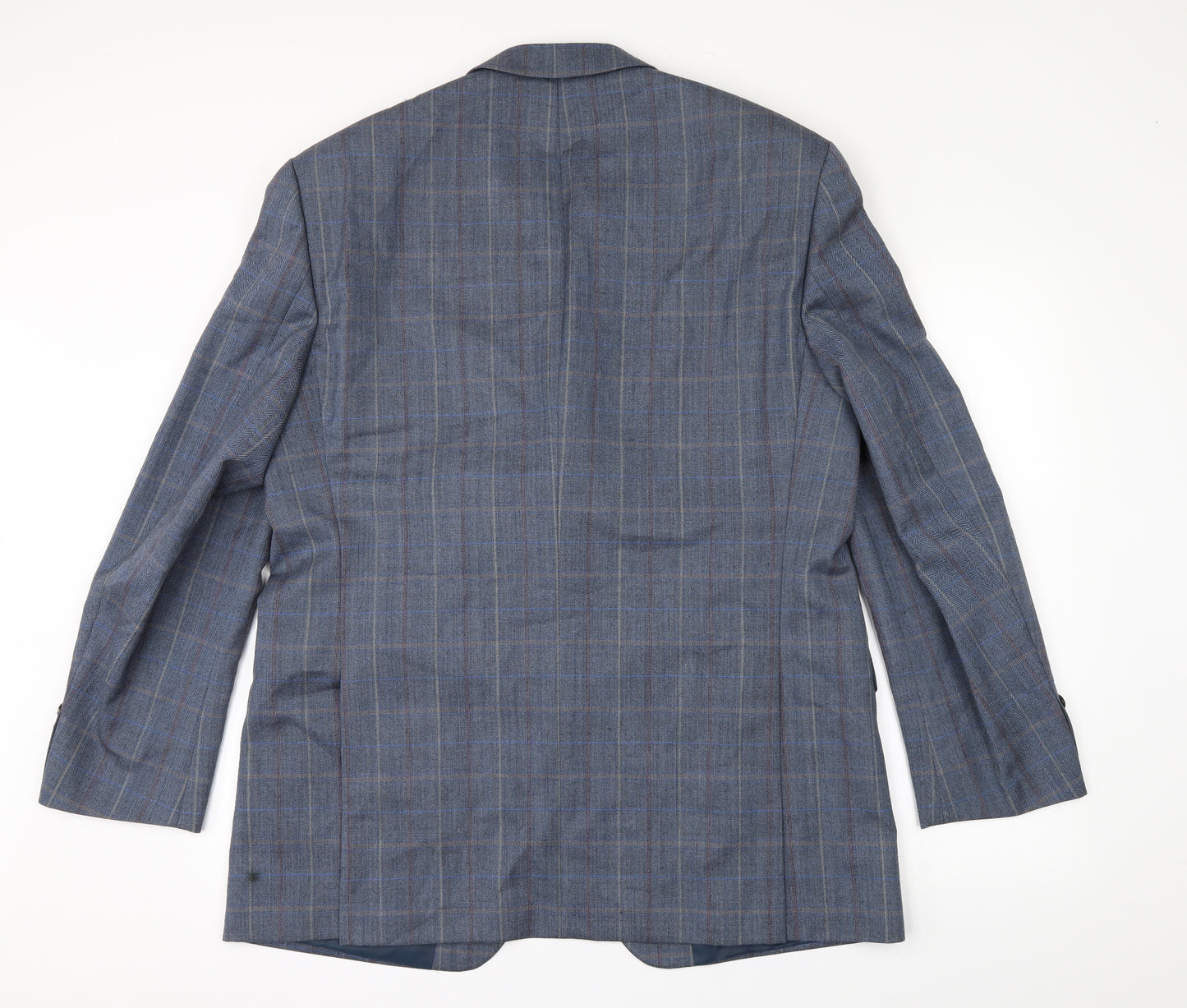 Atelier Torino Mens Black Check  Jacket Suit Jacket Size 44