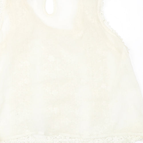 River Island Girls Ivory   Basic Blouse Size 9 Years
