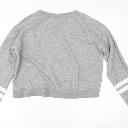 New Look Girls Grey   Pullover Sweatshirt Size 12-13 Years  - Miami 96