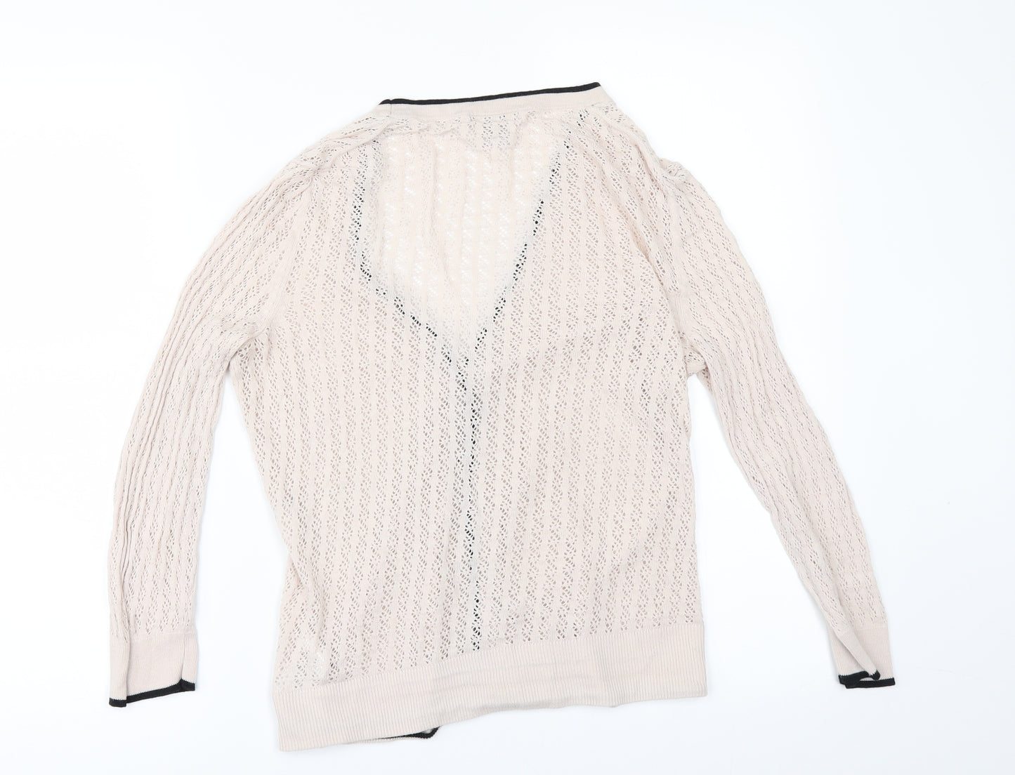 H&M Womens Ivory   Cardigan Jumper Size M