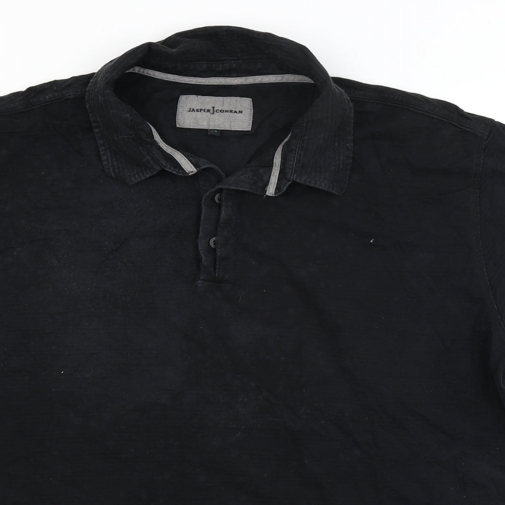 Jasper Conran Mens Black    Button-Up Size XL