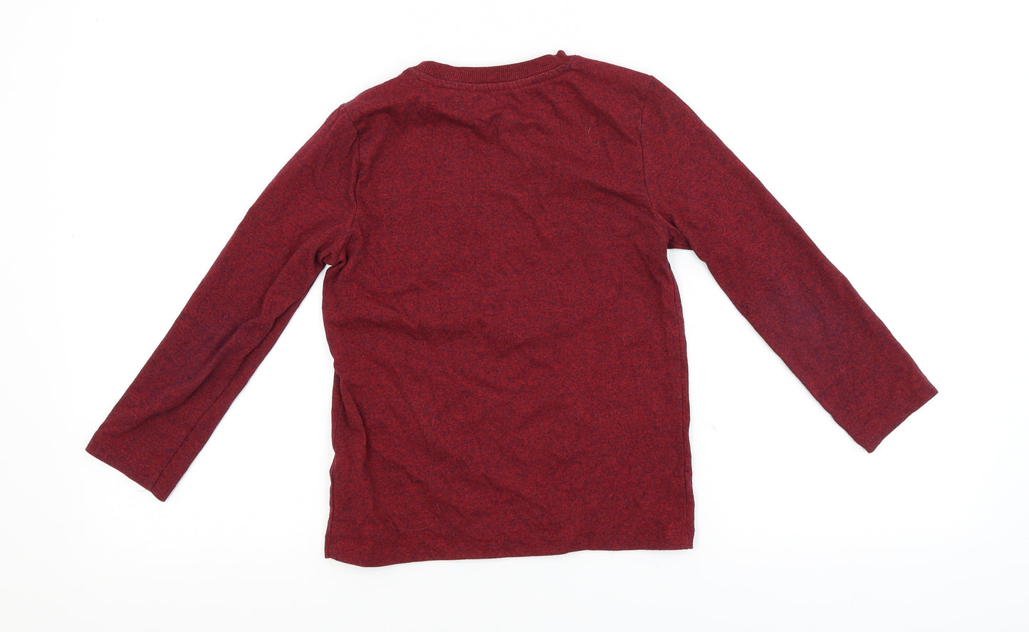 F&F Boys Red   Basic T-Shirt Size 6-7 Years