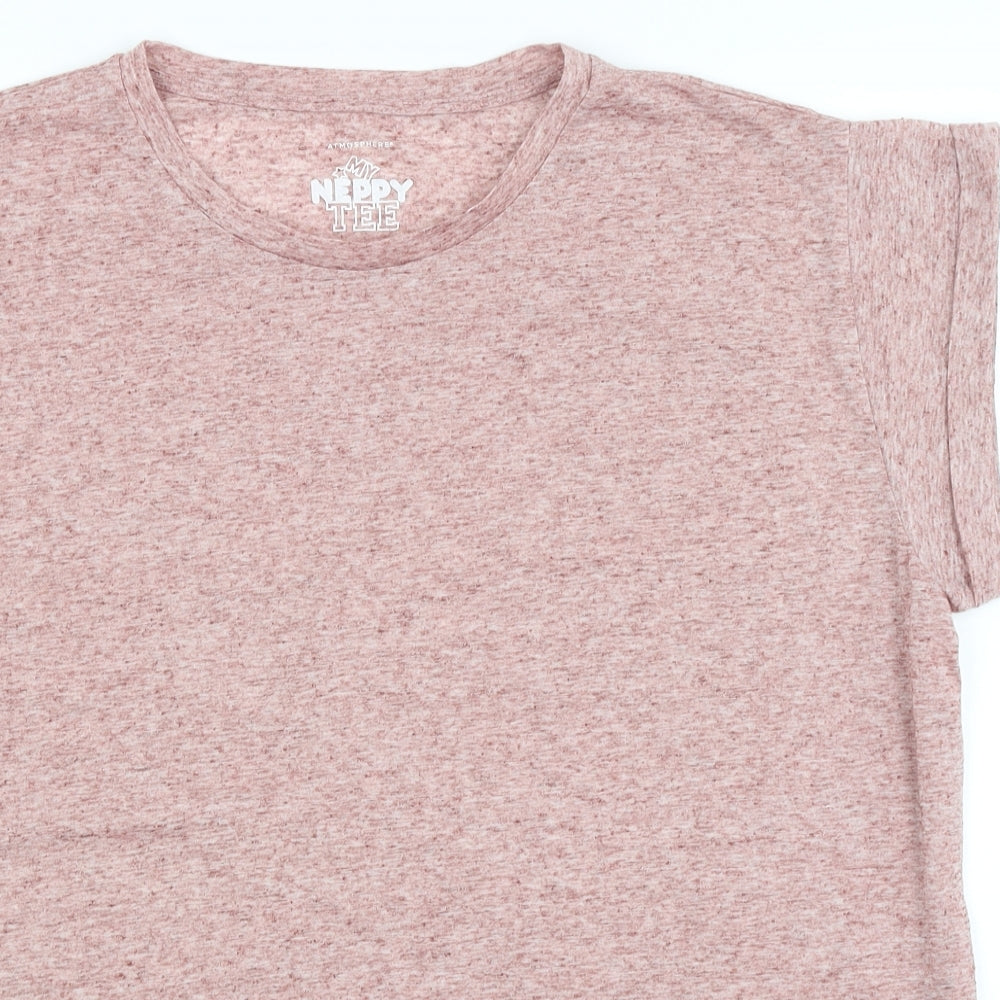 Atmoshere Womens Pink   Basic T-Shirt Size 20