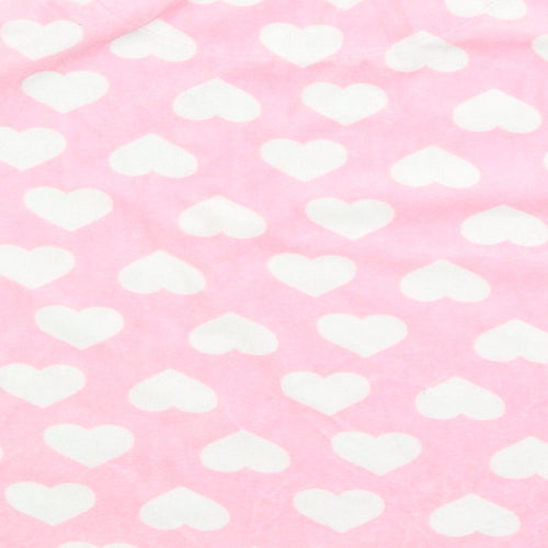 Primark Girls Pink Solid  Top Pyjama Top Size 7-8 Years  - hearts