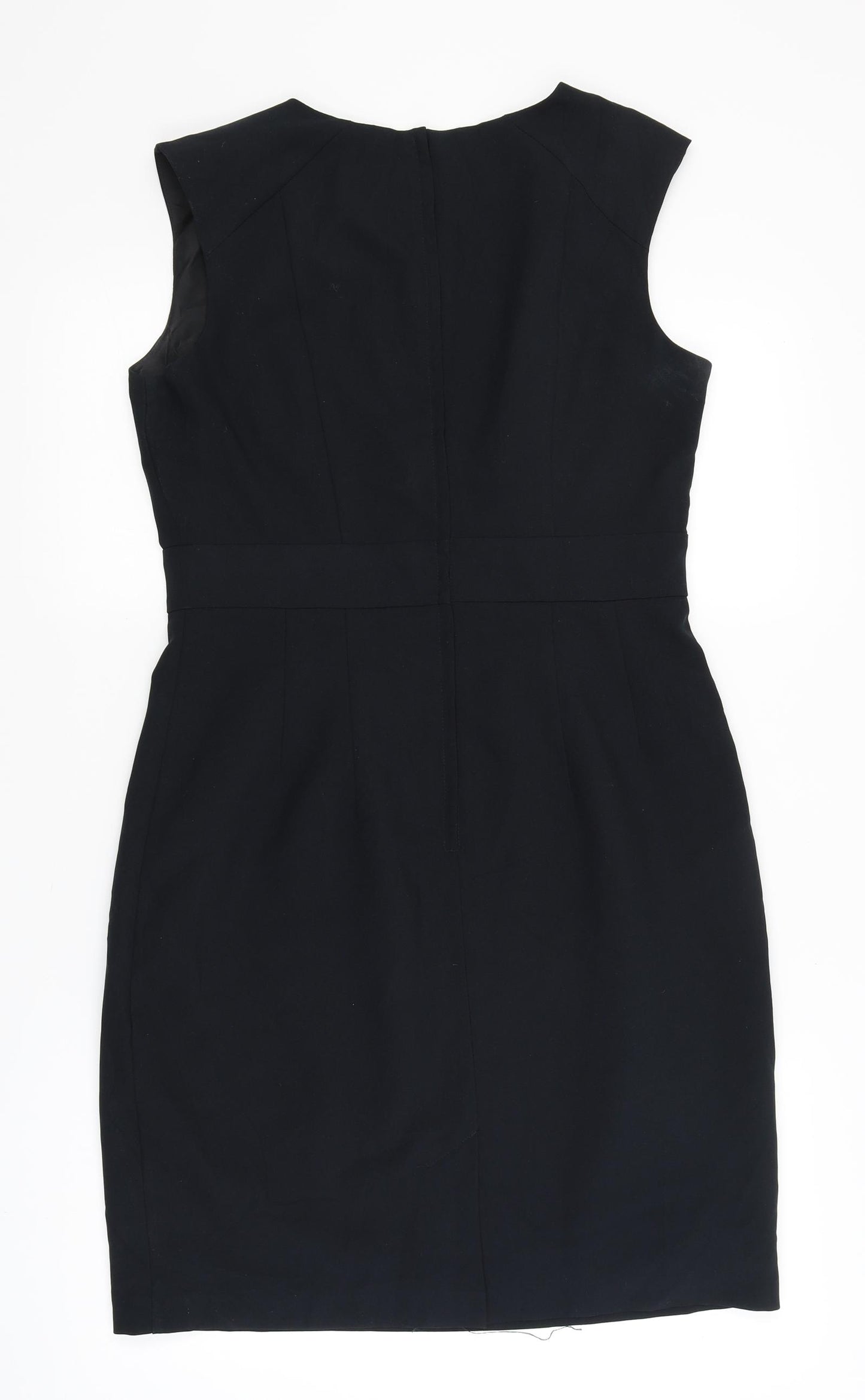 Preworn Womens Black   Pencil Dress  Size 12