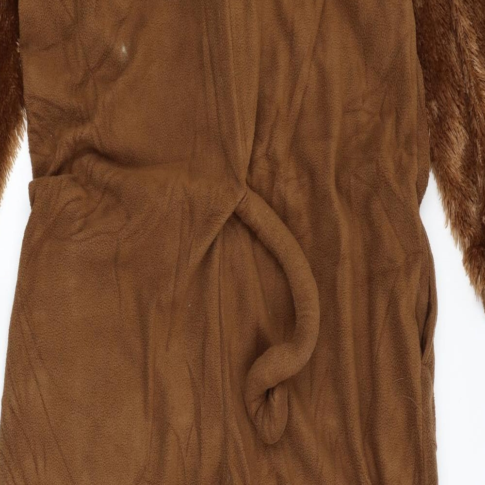 Cedar Wood State Mens Brown Solid   Bodysuit Size M  - monkey