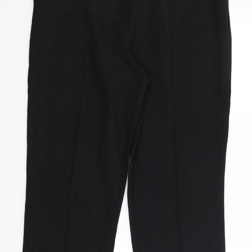 Papaya Womens Black   Dress Pants Trousers Size 14 L25 in