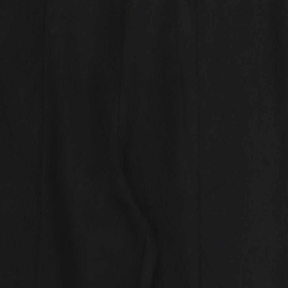 Papaya Womens Black   Dress Pants Trousers Size 14 L25 in