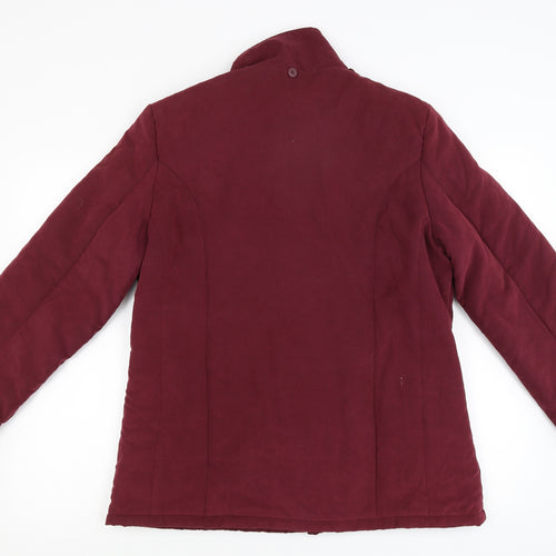 BHS Womens Red   Parka Coat Size 14