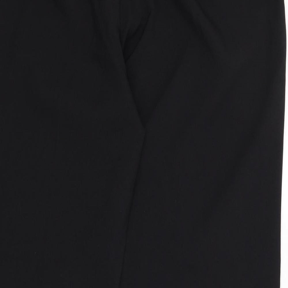 Papaya Womens Black   Dress Pants Trousers Size 14 L29 in