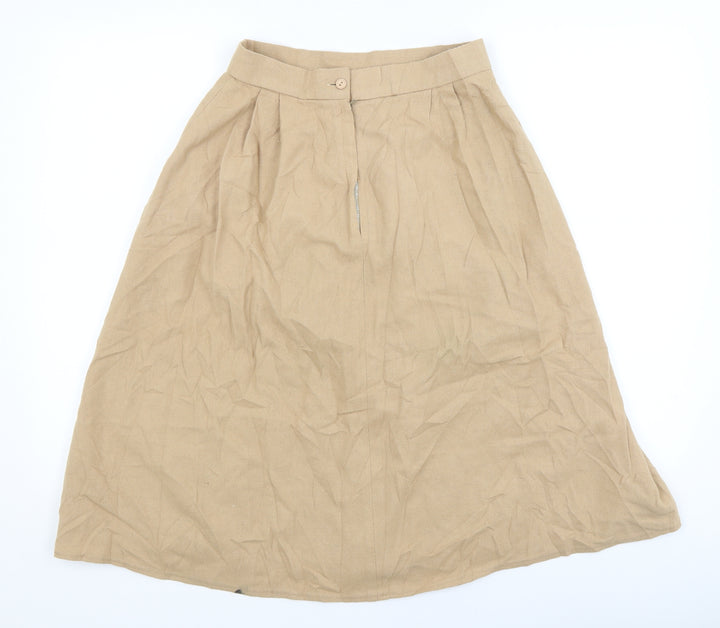 Preworn Womens Brown Tulip Skirt Size 8