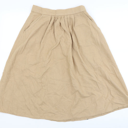 Preworn Womens Brown   Tulip Skirt Size 8