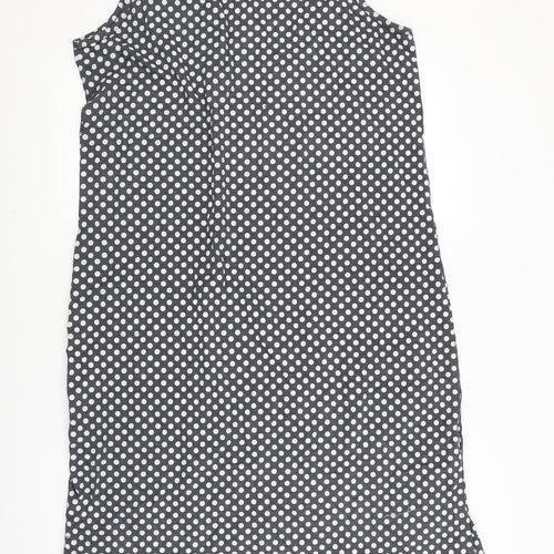 Insignia Womens Black Polka Dot  A-Line  Size 18