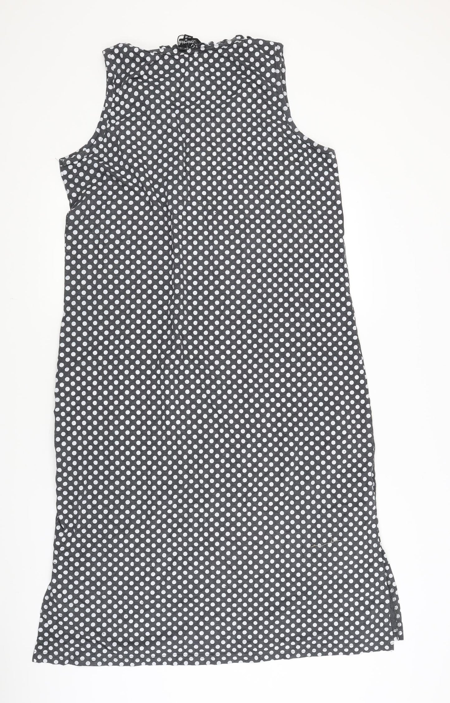 Insignia Womens Black Polka Dot  A-Line  Size 18