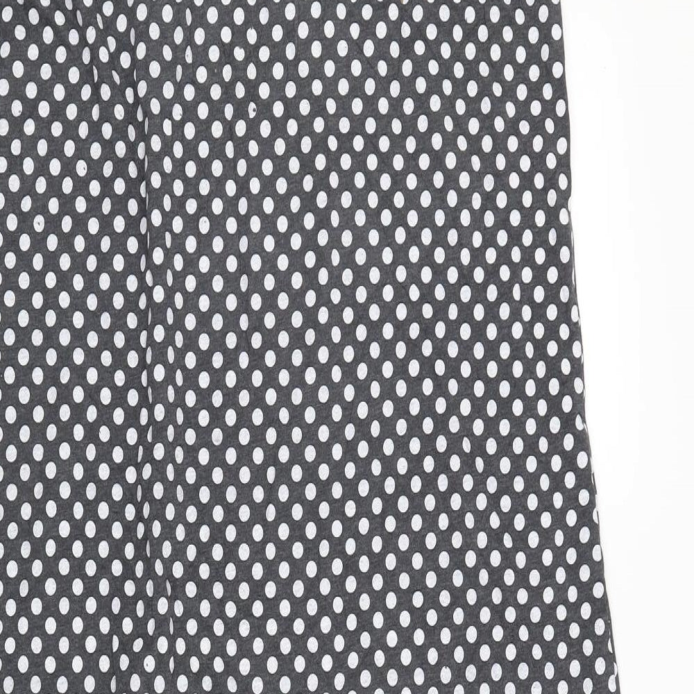 Insignia Womens Black Polka Dot  A-Line  Size 18