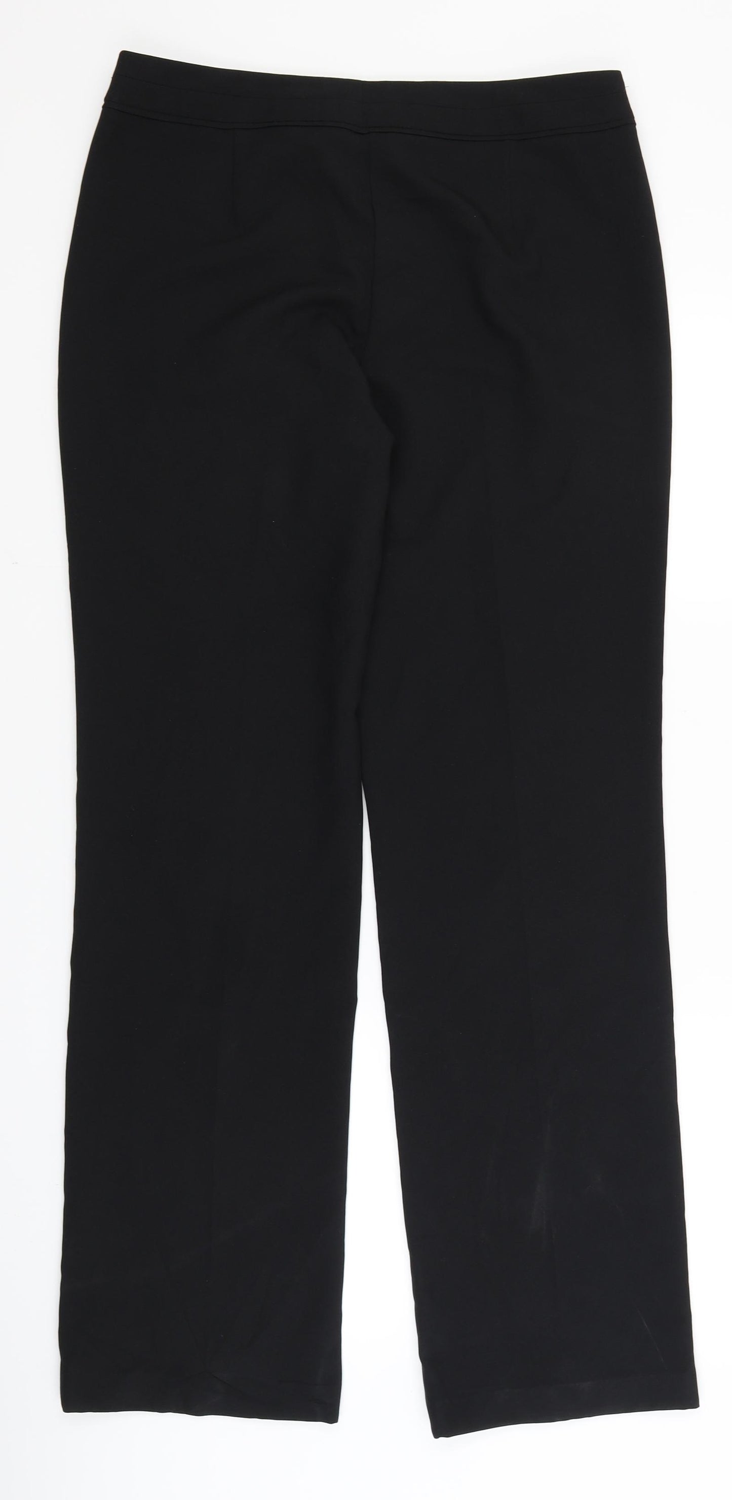 F&F Womens Black   Dress Pants Trousers Size 10 L32 in
