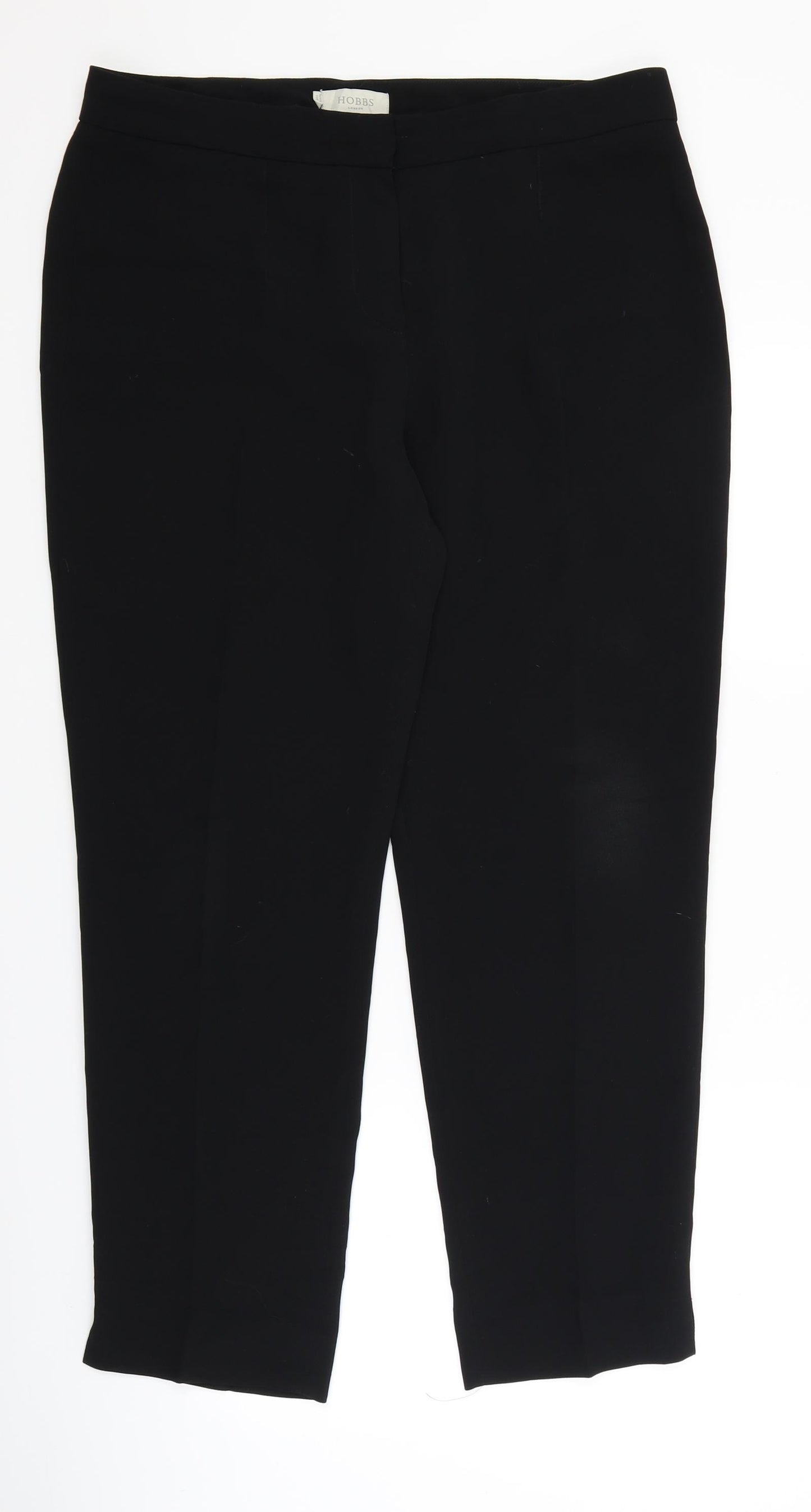 Hobbs Womens Black   Capri Trousers Size 14 L28.5 in