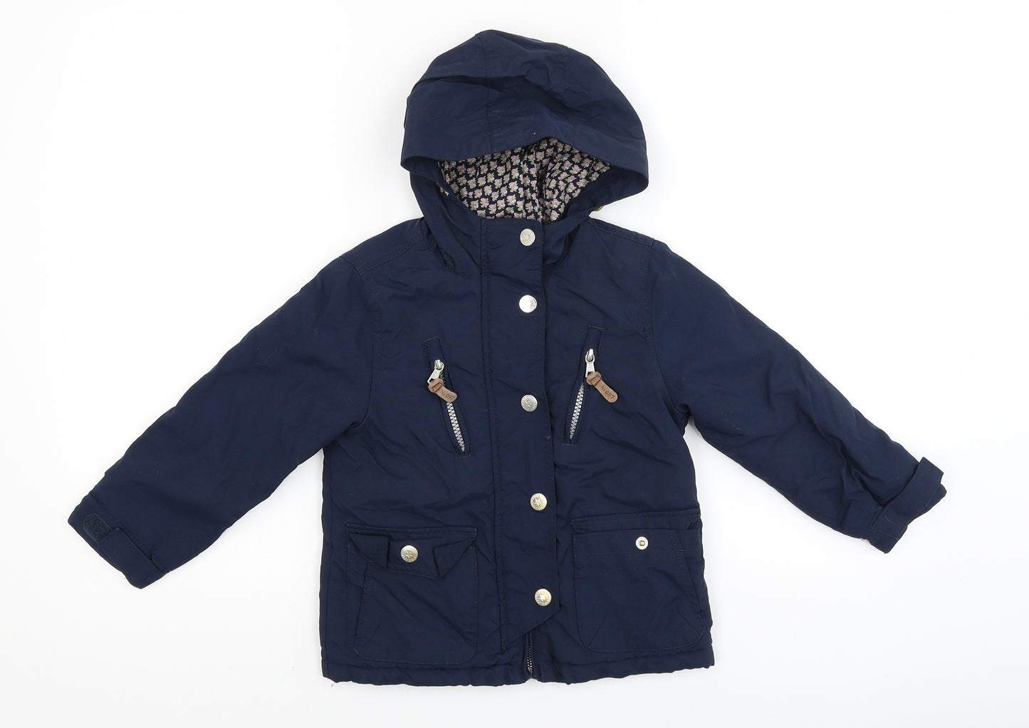 NEXT Girls Blue   Puffer Jacket Coat Size 5 Years