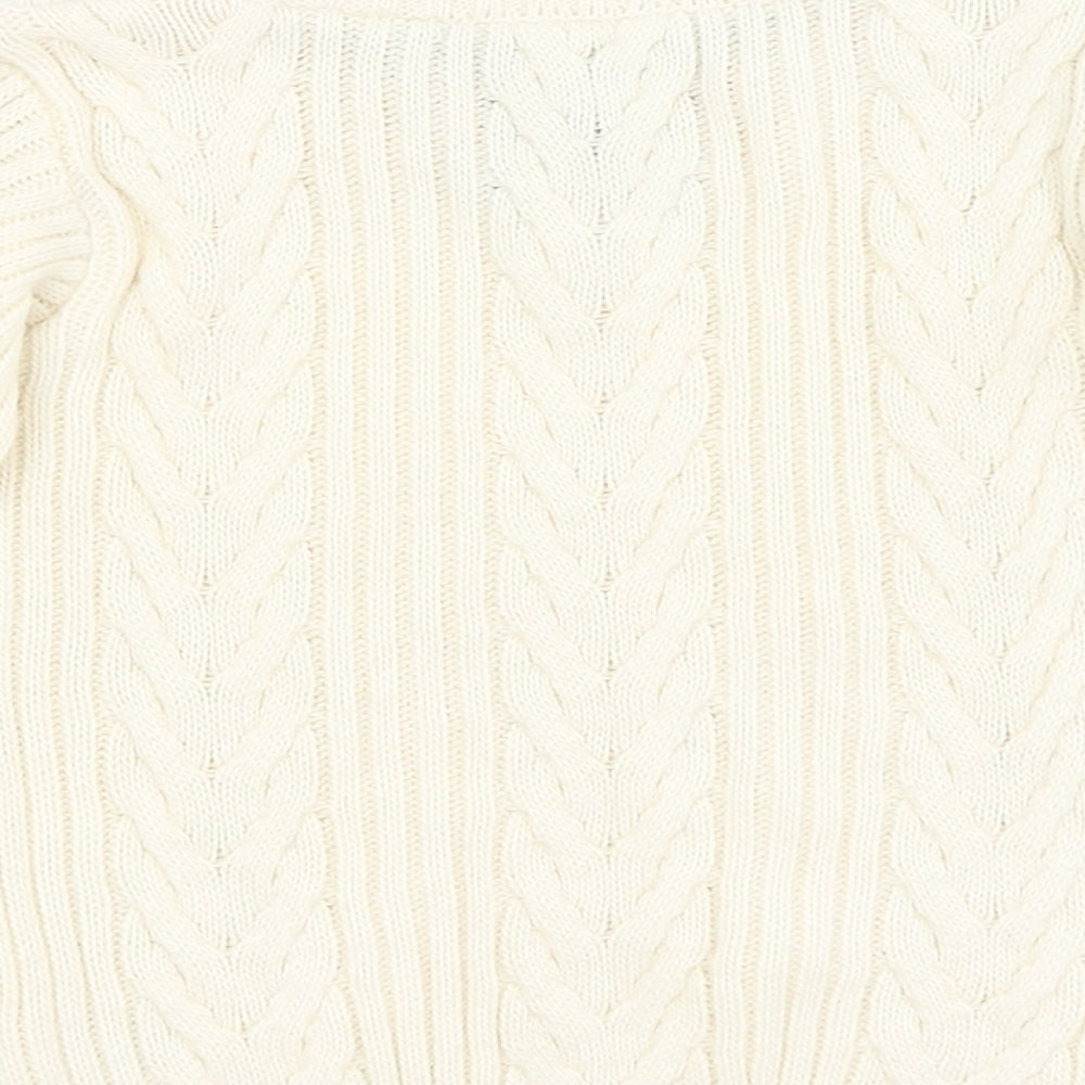 River Island Mini Boys Ivory   Pullover Jumper Size 2-3 Years