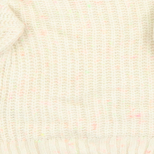 M&S Girls White   Pullover Jumper Size 6-7 Years